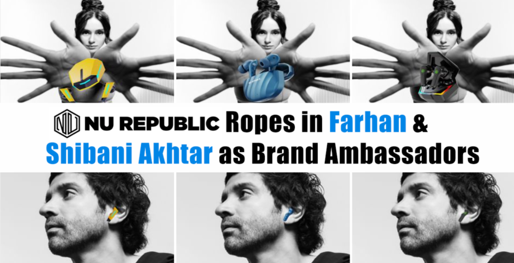 Farhan Akhtar and Shibani Akhtar - NuRepub Brand Ambasaddors